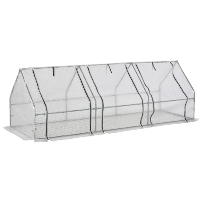 Outsunny Gewächshaus 180 cm x 90 cm x 90c m