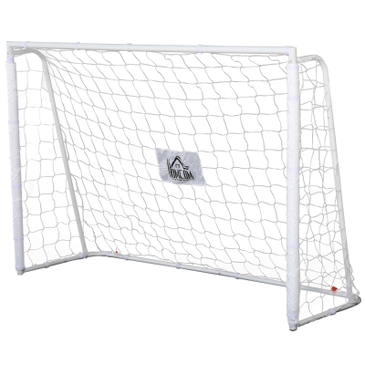 HOMCOM 6.1ft Soccer Goal with All Weather PE Net Kids Youth Teens Adults Practice Sports Soccer Goal