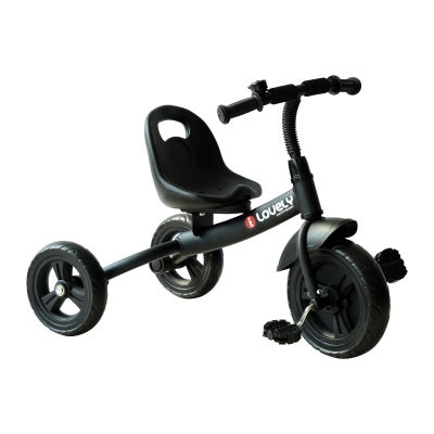 HOMCOM Baby Kids Children Toddler Tricycle Ride on 3 Wheels Bike (Black)