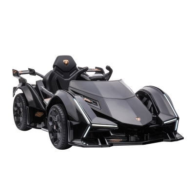 HOMCOM Licensed Lamborghini GT 12V Kids Ride On Sports Car Toy Remote Control Bluetooth