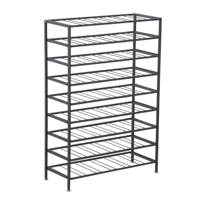 HOMCOM 54 Bottles Wine Rack 9-Tier Metal Holder Stand Display Organizer Storage Shelf Black