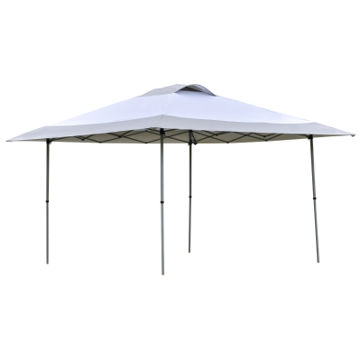 Outsunny 4 x 4m Foldable Pop Up Tent Gazebo Outdoor w/ Adjustable Legs and Roller Bag