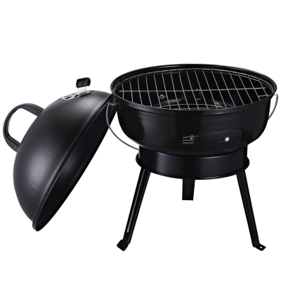 Outsunny Barbecue da Viaggio con Coperchio con Ventola Regolazione Calore