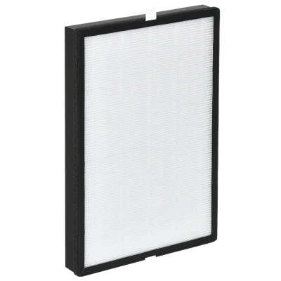HOMCOM Filtre pour purificateur d'air 823-019, filtre 3 en 1 avec filtre à charbon actif, filtre HEPA - blanc