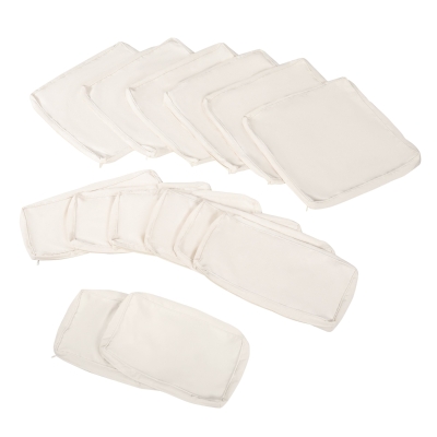 Lot de 14 housses rechange coussins salon de jardin beige