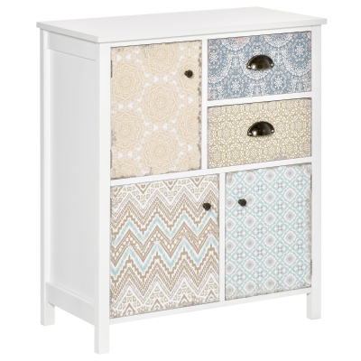 HOMCOM MDF Shabby Chic Storage Chest