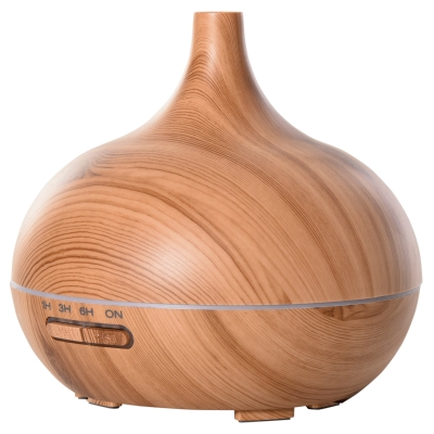 Dyfuzor zapachowy Nawilżacz powietrza 7 kolorów LED dom biuro 400 ml naturalny