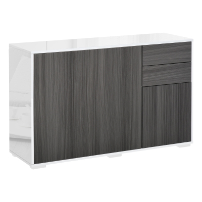 HOMCOM Standschrank 117 cm x 36 cm x 74 cm