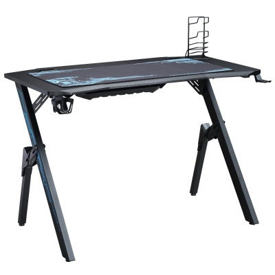 HOMCOM Gaming Tisch 110 cm x 59 cm x 75 cm