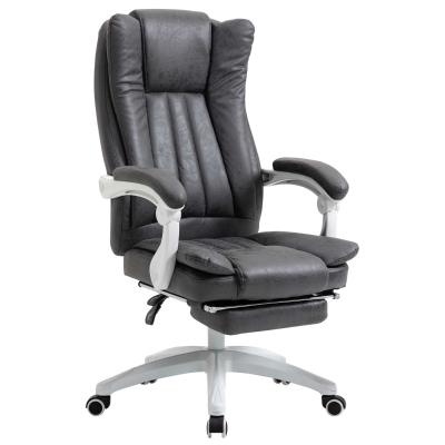 Vinsetto Bürostuhl mit Fußstütze 63 cm x 71 cm x 118 cm