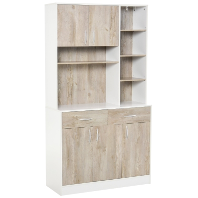 HOMCOM Küchenschrank 100 cm x 39 cm x 180 cm