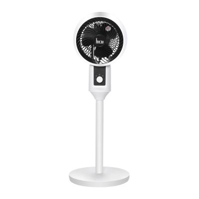 HOMCOM Standventilator Ventilator Lüfter 3 Geschwindigkeitsstufen Luftzirkulator Umluftventilator Verstellbarer 70° Oszillation Kunststoff Stahl Ø28 x 80H cm
