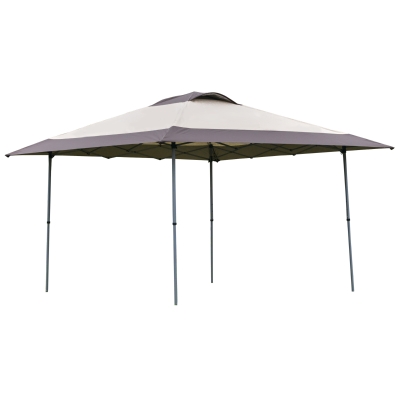 Outsunny 4 x 4m Foldable Pop Up Tent Gazebo Outdoor w/ Adjustable Legs and Roller Bag