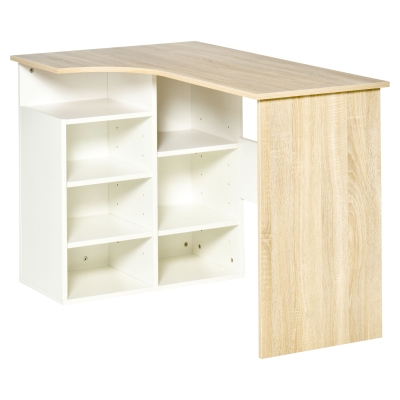 HOMCOM Computertisch Winkelkombination 120c m x 70c m x 75 cm