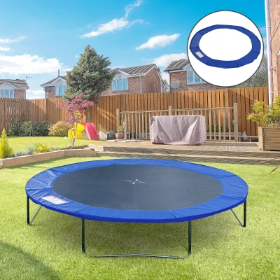 HOMCOM Φ244cm Trampoline Pad Pads Replacement Safety Surround Pads Padding - 8ft Blue