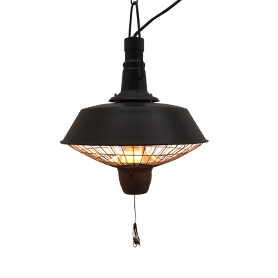 Outsunny Outdoor Electric Heater, Halogen, 2100W-Black
