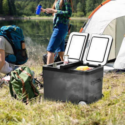 Frigider Portabil Electric 35L, Compresor, 12/24V DC