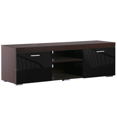 HomCom Mobilier Modern pentru TV cu 2 uși din lemn, 140x40x44cm
