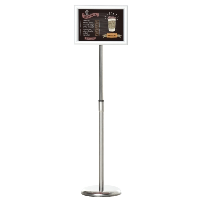 Homcom Panou de podea Indicator Reglabil din aliaj de aluminiu 21 cm x 29,7 cm