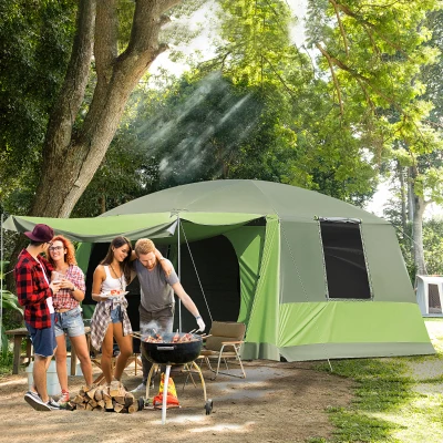 Cort Camping 8 Persoane – 410×310×225 cm