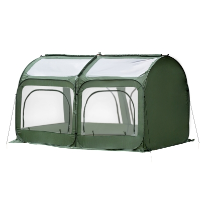 Outsunny Pop-Up Gewächshaus 250 cm x 125 cm x 135 cm