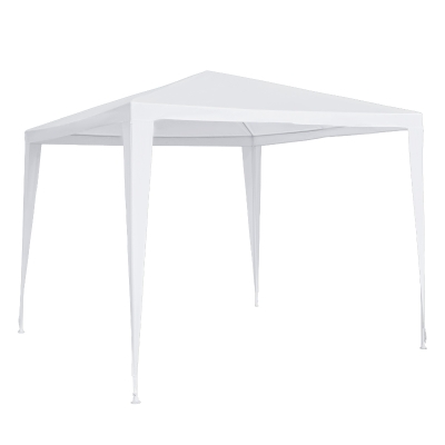 Outsunny 9x9 Ft Portable Canopy Party Tent Gazebo for Weddings Parties Outdoor Sunshade with Dresses Legs