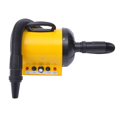 PawHut Profi Hundefön Tierfön Pet Dryer Flüsterfön Hundetrockner 2800W PVC Gelb 40 x 16 x 20 cm