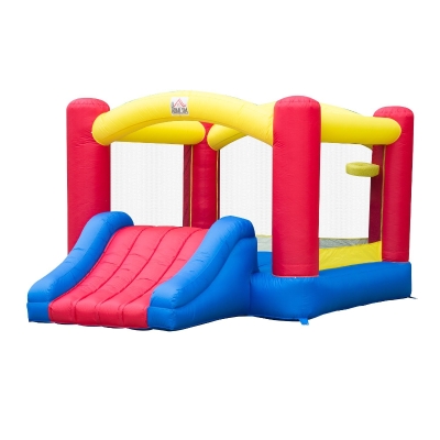 HOMCOM ZAMEK DMUCHANY TRAMPOLINA PLAC ZABAW