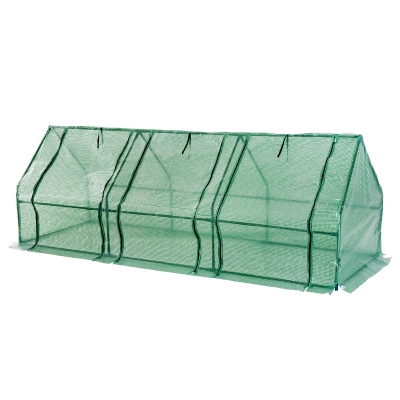 Outsunny Gewächshaus 270 cm x 90 cm x 90c m
