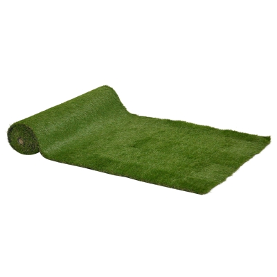 Gazon artificiel synthétique 4L x 1l m herbes hautes denses vert