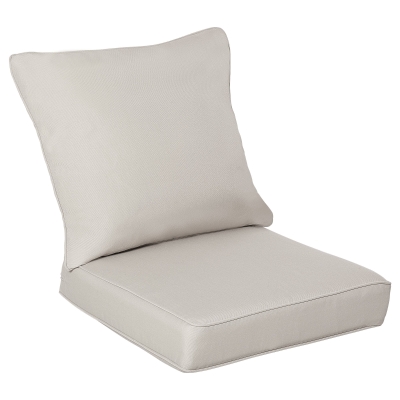 Outsunny Outdoor Seat and Back Cushion Set Patio Deep Seating Chair Replacement Cushion