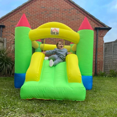 HOMCOM Inflatable Bouncy Castle Multi-Colour