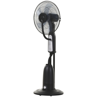 Ventilateur brumisateur sur roulettes avec télécommande