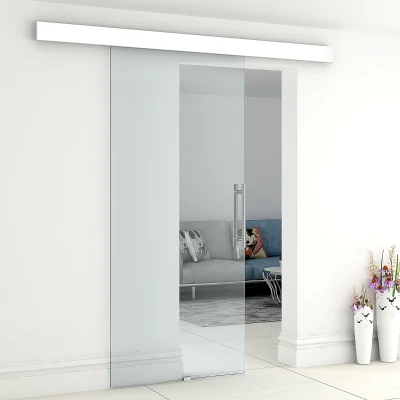 Usa Glisanta din Sticla pentru Interior, 210x75cm HOMCOM