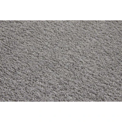 HOMCOM Teppich Kurzflor Hellgrau 170 x 120 x 1,3 cm