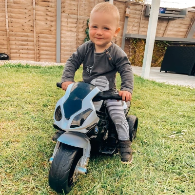 HOMCOM Electric Kids BMW Motorbike 6V with Music Black