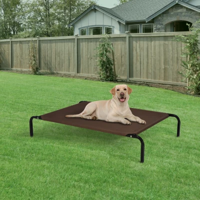 PawHut® hondenmand kattenmand slaapplaats met twee hoezen vervangende hoes voor hondenmand (110 x 68 x 20 cm)