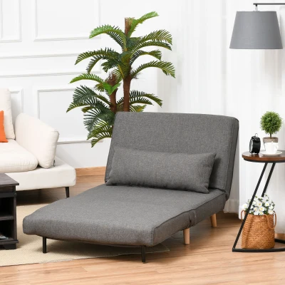 Sofa jednoosobowa, rozkładana sofa, rozkładany fotel, regulowane oparcie, skandynawski styl