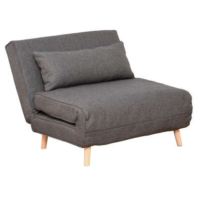 Sofa jednoosobowa, rozkładana sofa, rozkładany fotel, regulowane oparcie, skandynawski styl