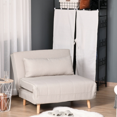Sofa jednoosobowa, rozkładana sofa, rozkładany fotel, regulowane oparcie, skandynawski styl
