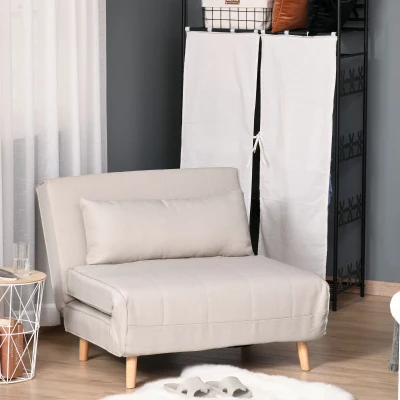 Sofa jednoosobowa, rozkładana sofa, rozkładany fotel, regulowane oparcie, skandynawski styl