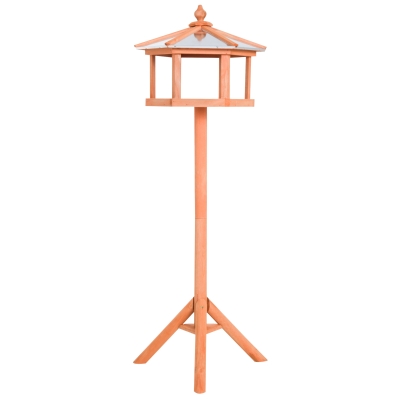 PawHut Alimentator pentru Pasari cu suport din lemn de pin 113x85x40cm