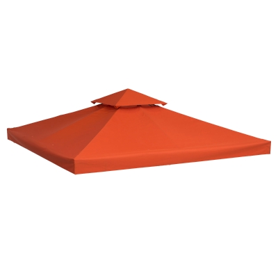 Outsunny POSZYCIE ZADASZENIE DACH NA METALOWY PAWILON OGRODOWY 3x3M terra