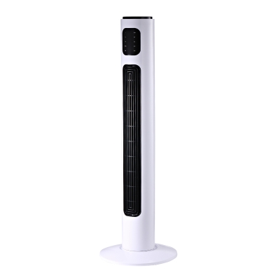 HOMCOM Torre Ventilador de Pie con Control Remoto y Movimiento Oscilante 3 Modos Temporizador 3 Velocidades Potencia 45W -32x96cm