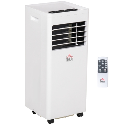 HOMCOM Climatiseur ventilateur déshumidificateur 3 en 1 - 8.000 BTU/h - blanc