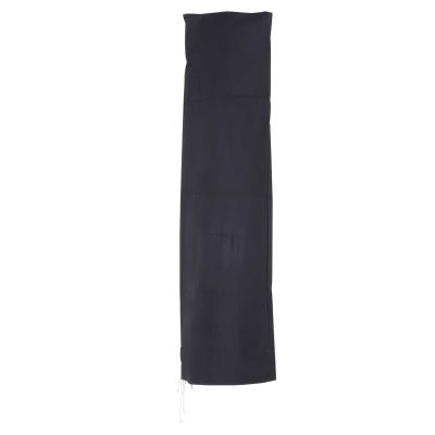 Outsunny Sonnenschirm Schutzhülle bis Ø300 cm Abdeckung Schirmschutzhaube mit Reißverschluss Stab Oxfordstoff Schwarz 200 x 50/80 cm