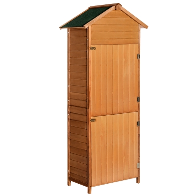 Outsunny Holz Gerätehaus Geräteschrank Gartenschrank Gartenhaus Geräteschuppen