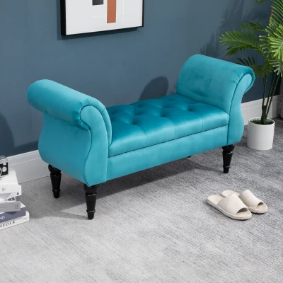 Chaise Captusita Stil Vintage cu Cotiere