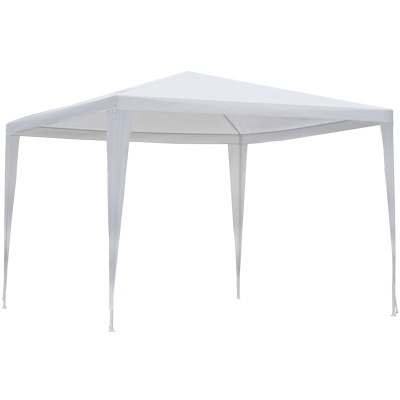Outsunny® Carpa Impermeable de Jardín Acero Oxford Blanco 3x3m
