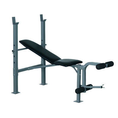 HOMCOM Wielofunkcyjna ławka treningowa ławka skośna wielofunkcyjna stacja fitness stal